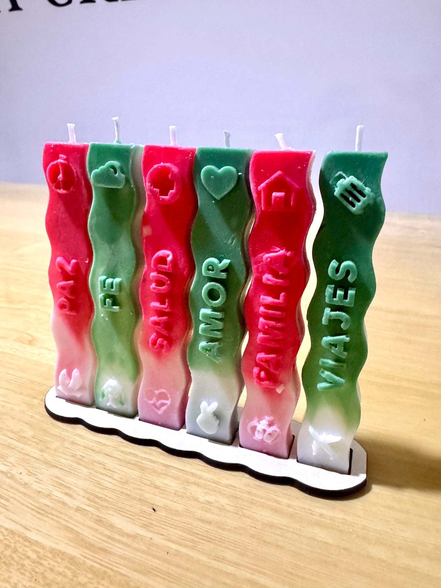 Velitas de buenos deseos ( 6 und)