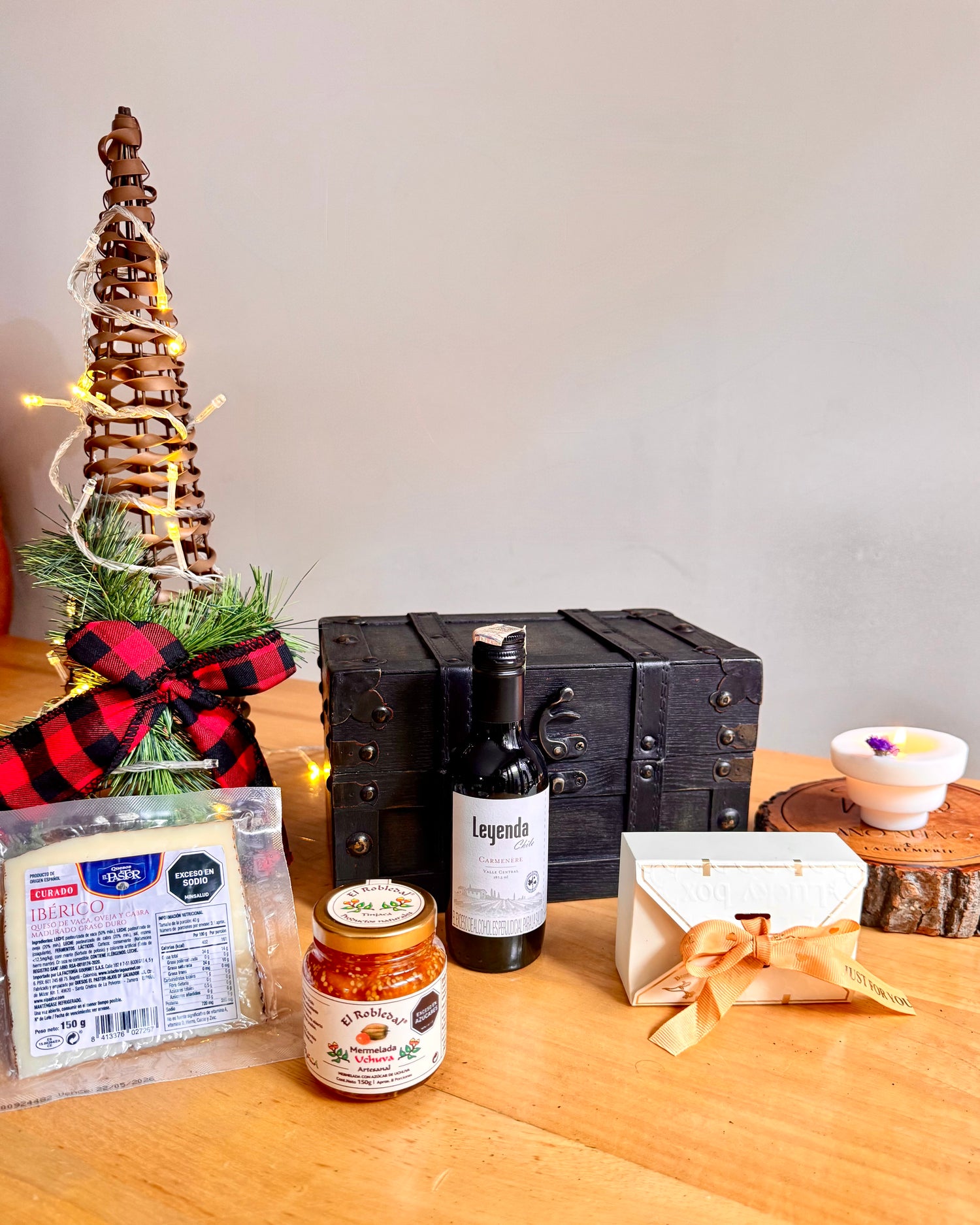 Baúl negro elegante