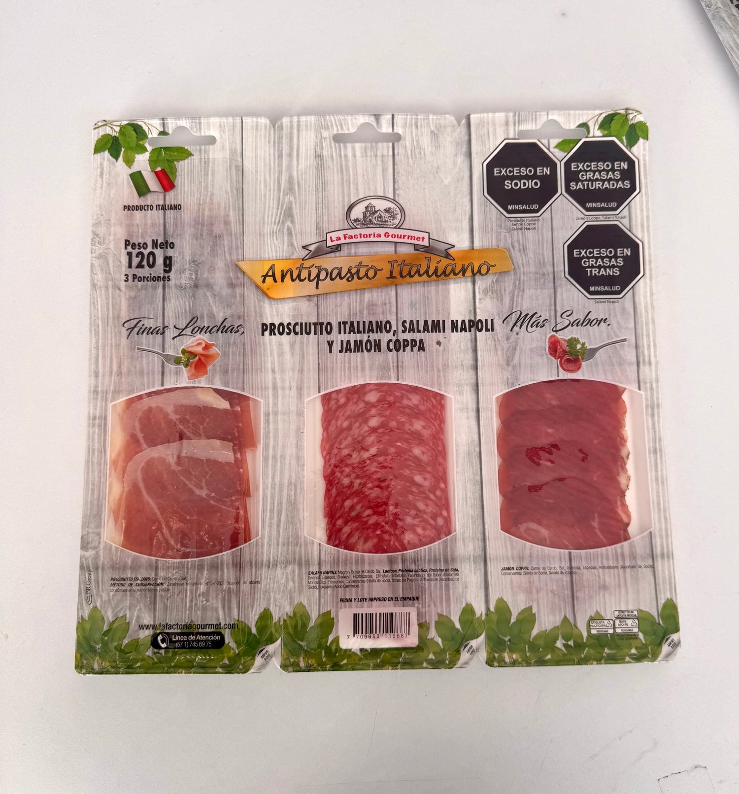 Antipasto Italiano x120 Grs