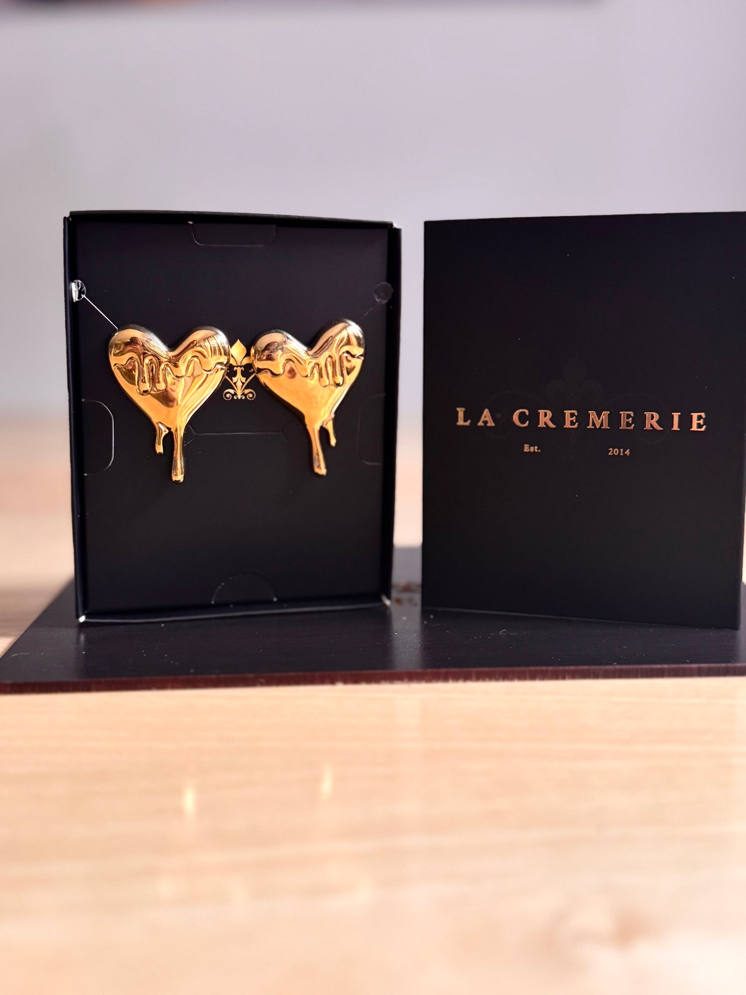 Aretes de corazón - Golden Gifts