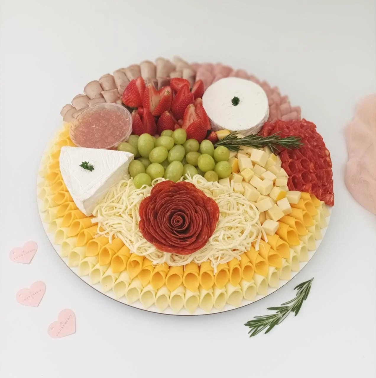 Tabla De Quesos y carnes Para 15-18 Personas