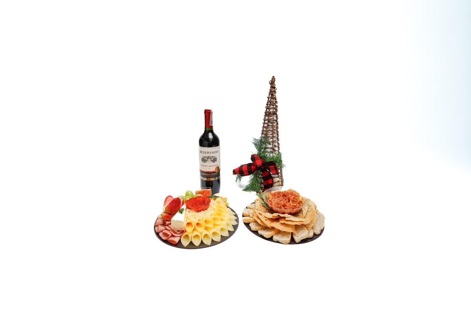 Kit tabla de 3-4 + Ceviche de mango con hojitas crujientes