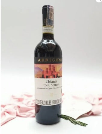 Vino Italiano Tinto Chianti Colli Senesi Doc Arrigoni 750 Ml